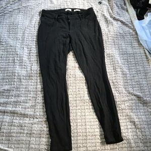 Black stretchy skinny pants